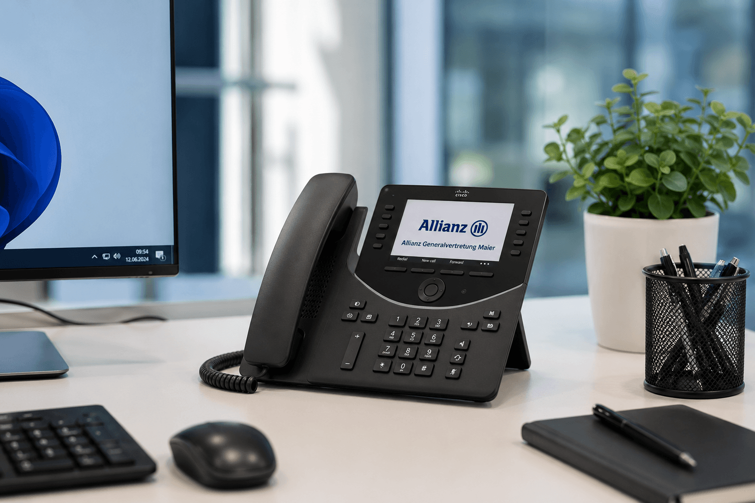 Cloud-Telefonie für Allianz Agenturen mit Cisco 9861